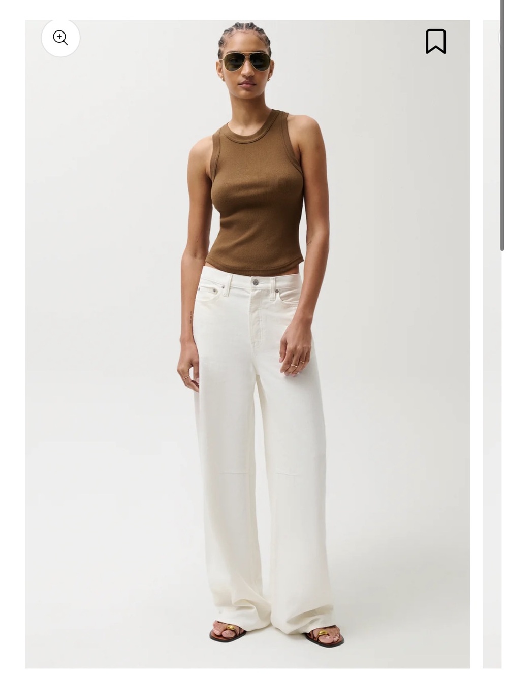 Pistola Sydney Jean in Egret size 27 NWT